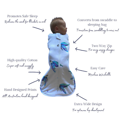Newborn Sleeping Bag 2.5 TOG - Daisy Dream