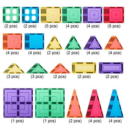 Magnetic Tiles Explorer Set 64pc