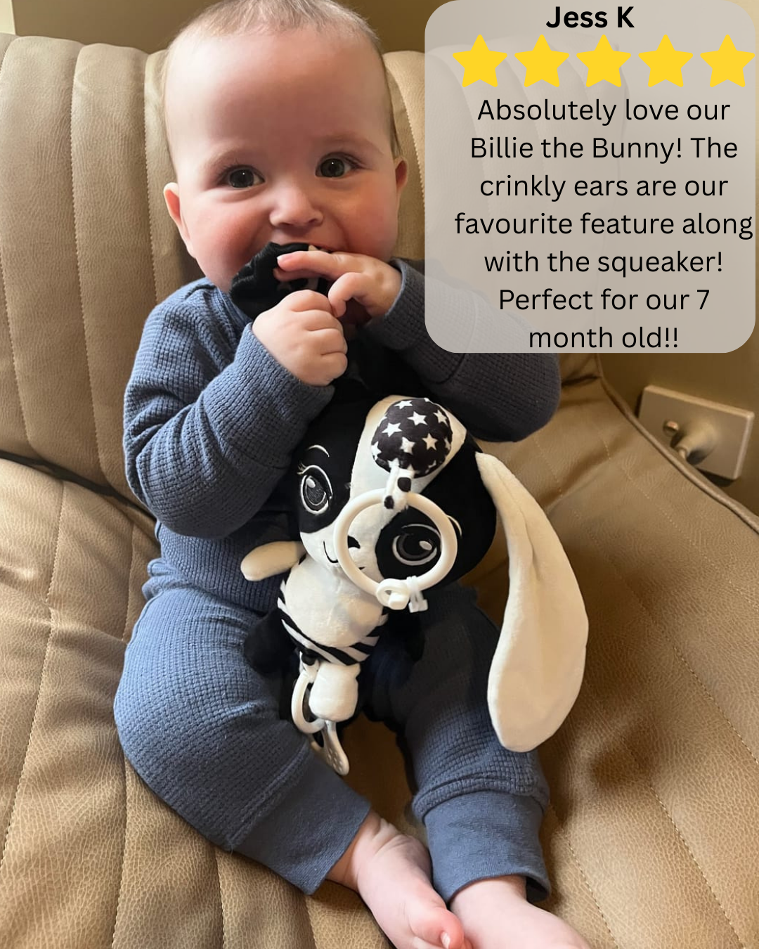 Billie The Bunny Hanging Toy