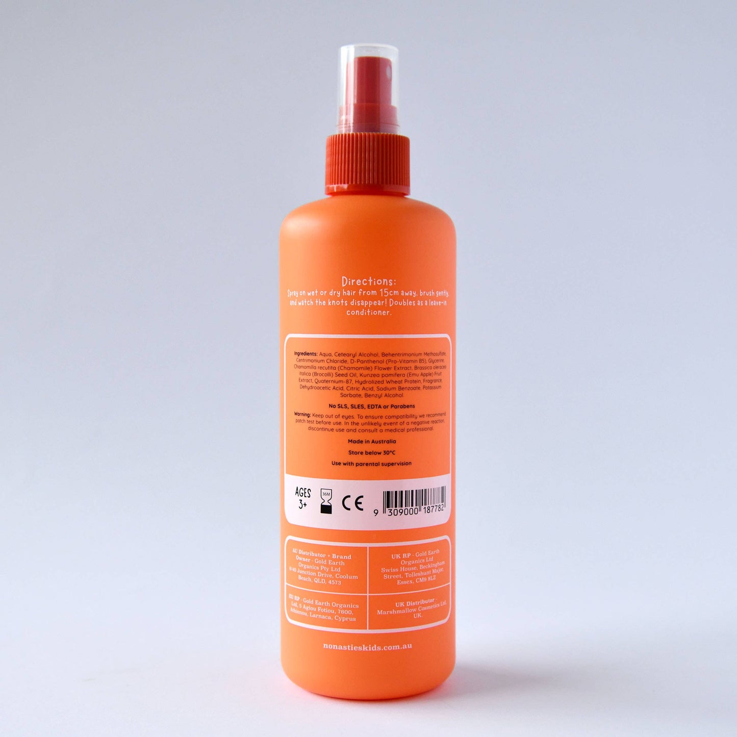 Hair Detangler 250ml - Mandarin and Grape