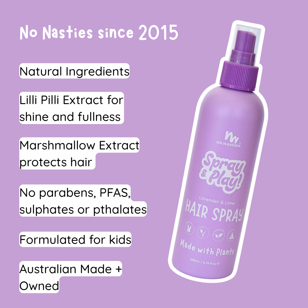 Natural Hair Spray 200ml - Lavender and Fresh Lime