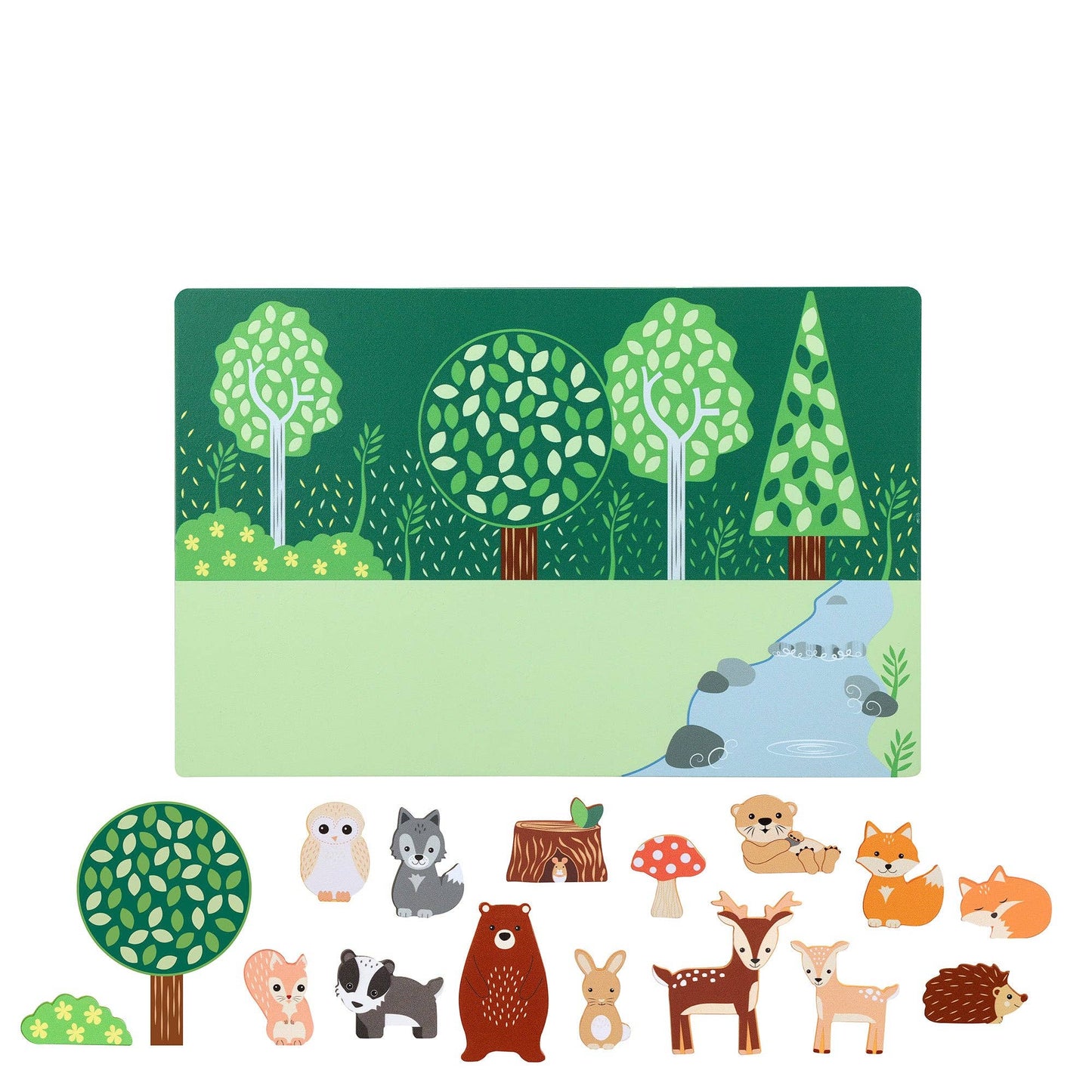 Woodland Animal Magnetic Picture Board