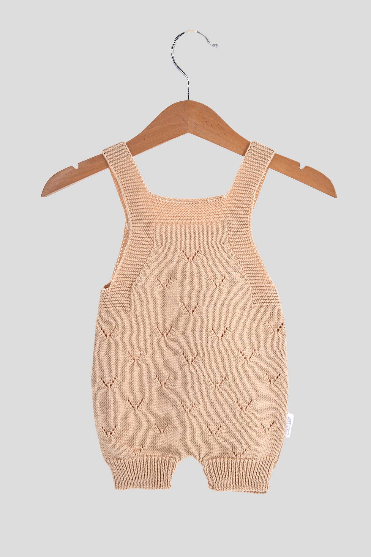 V Knit Cotton Jumpsuit