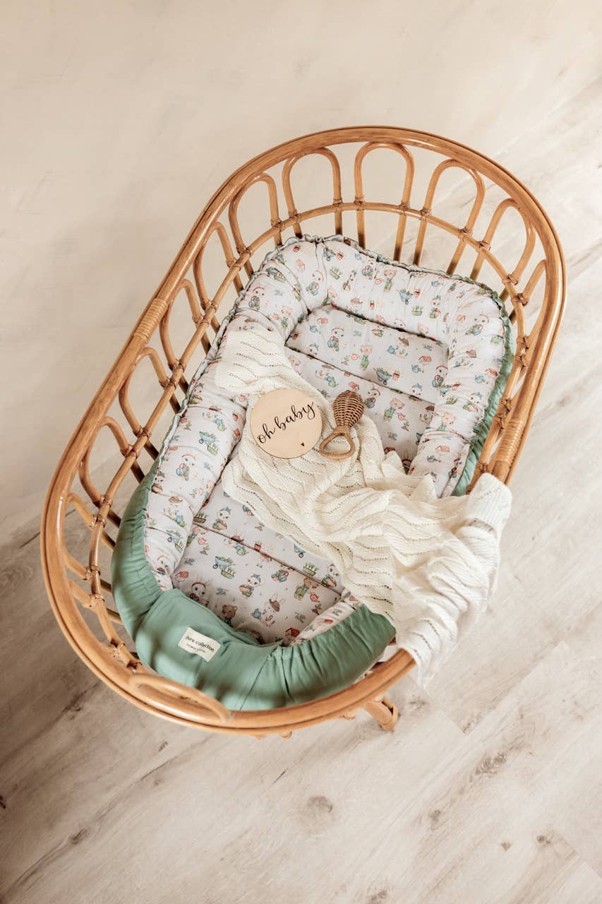 OLIVIER Baby Nest Bed - Sage