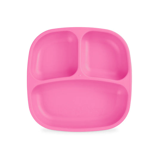 Re-Play Divided Plate - Bright Pink