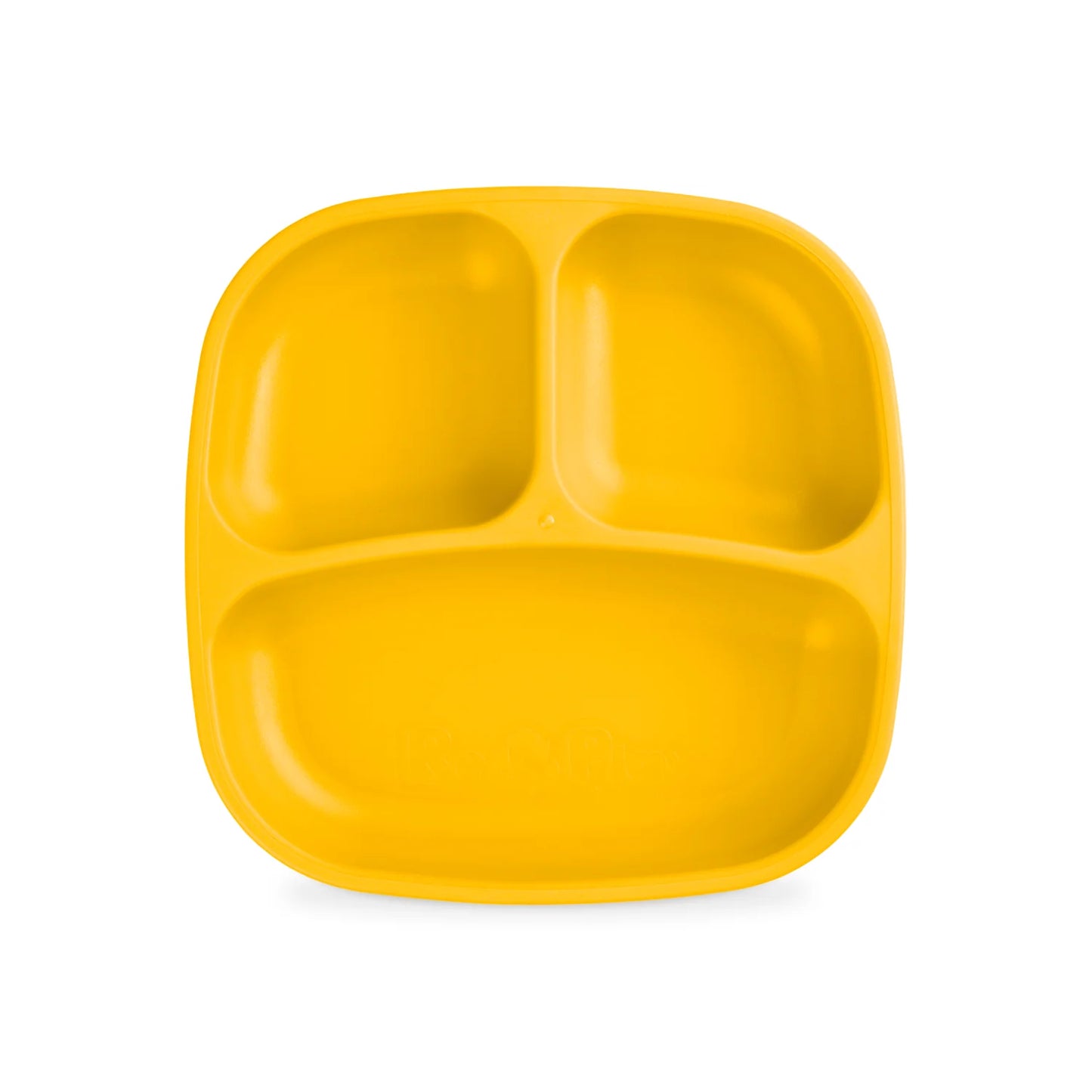 Re-Play Divided Plate - Sunny Yellow