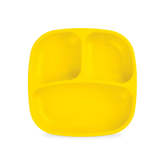 Re-Play Divided Plate - Yellow
