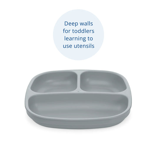 Re-Play Divided Plate - Grey