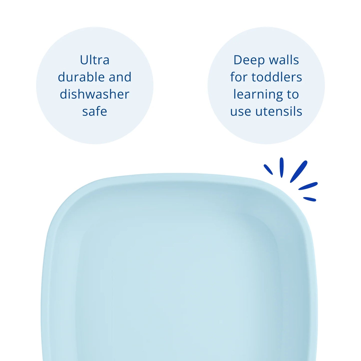 Re-Play Flat Plate - Ice Blue
