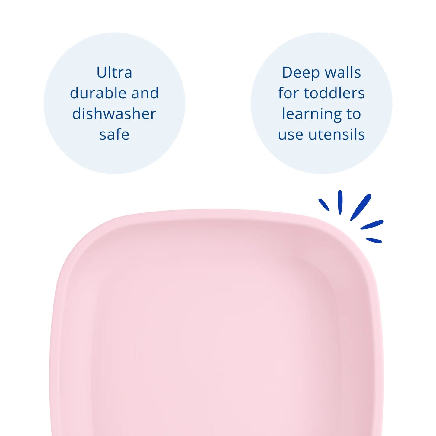 Re-Play Flat Plate - Ice Pink