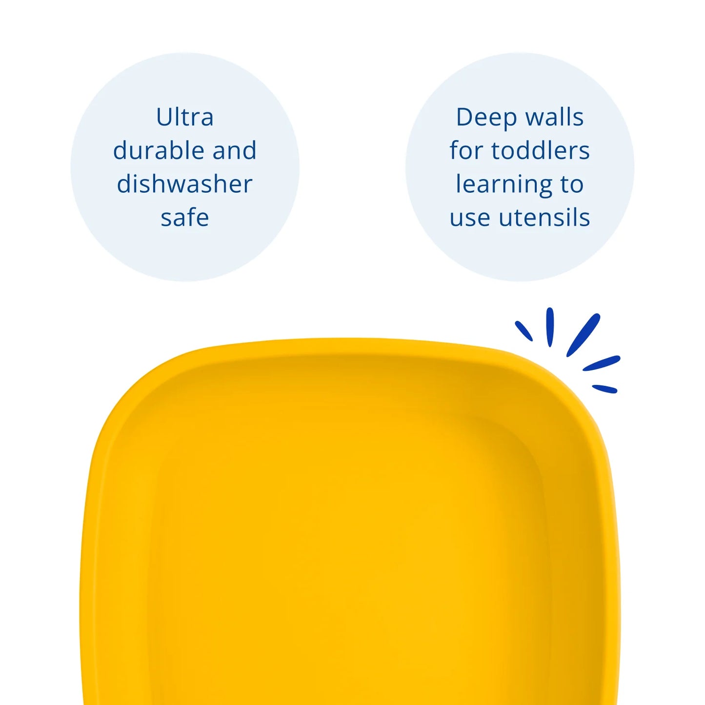 Re-Play Flat Plate - Sunny Yellow