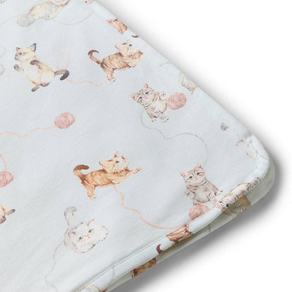 Kittens Organic Hooded Baby Towel