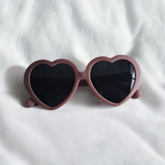 Heart Sunglasses - Pink