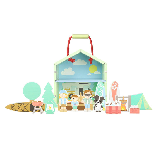 Wooden Camping Play Set