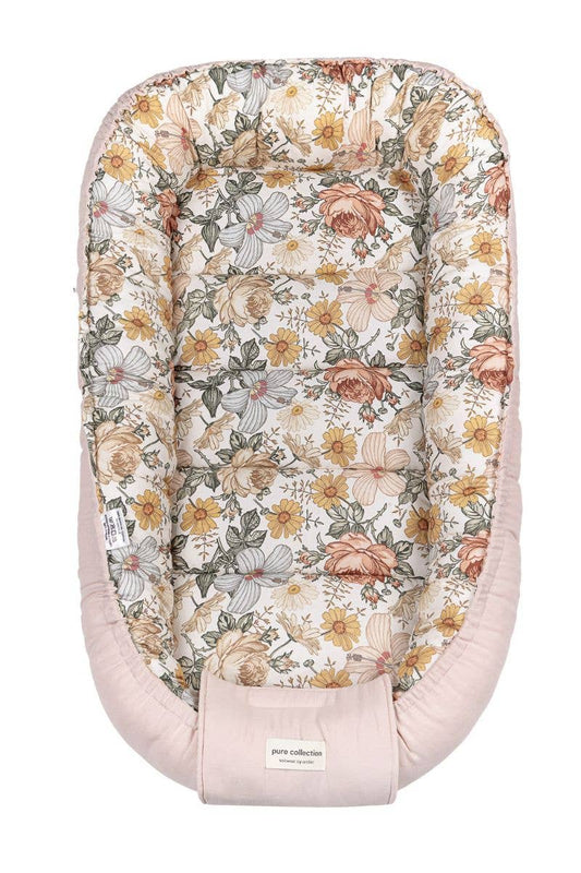OLIVIER Baby Nest Bed - Powder pink
