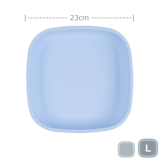 Re-Play Large Flat Plate - Ice Blue