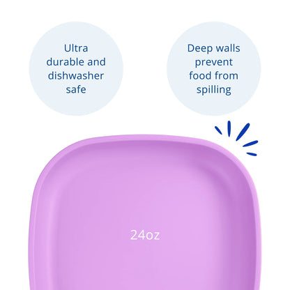 Re-Play Large Flat Plate - Purple