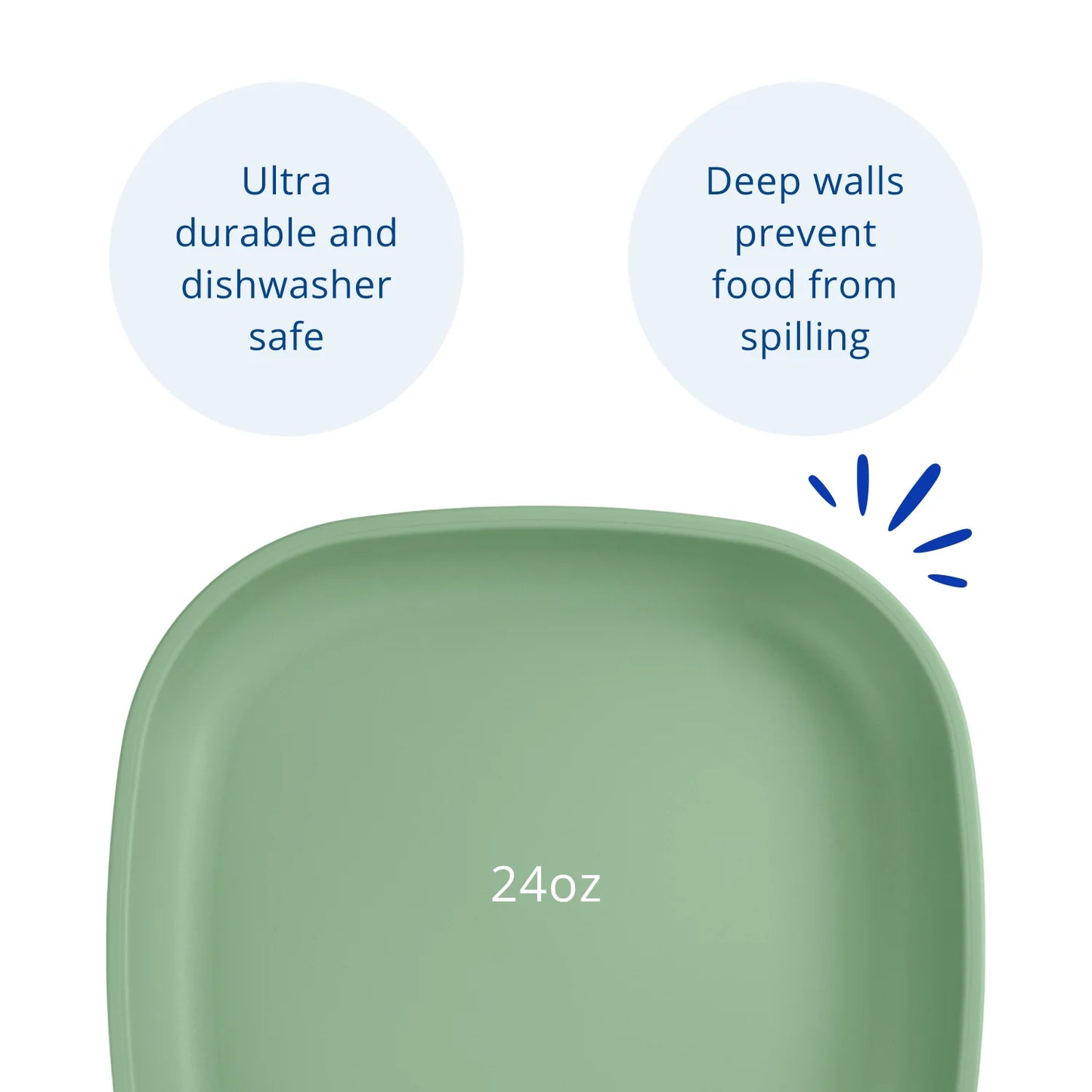 Re-Play Large Flat Plate - Sage