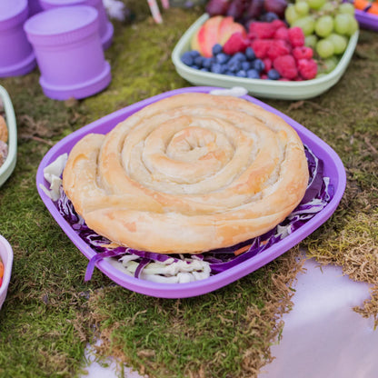Re-Play Large Flat Plate - Purple