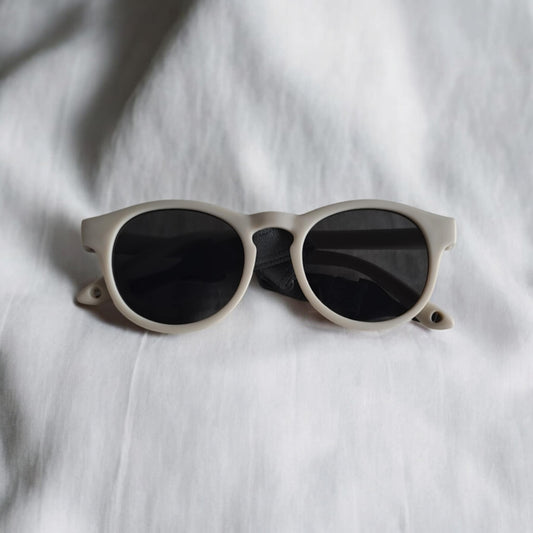 Flexi Small Framed Sunglasses - White