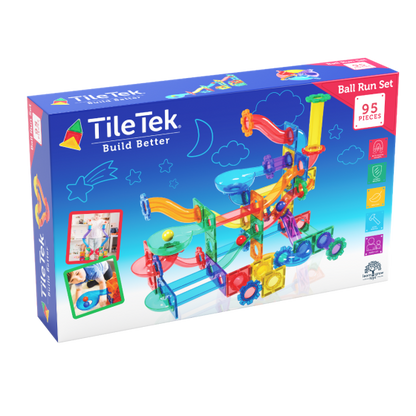 Magnetic Tiles Ball Run 95pc