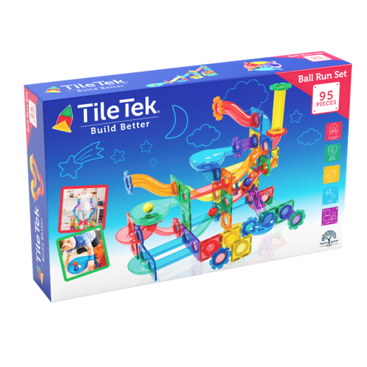 Magnetic Tiles Ball Run 95pc