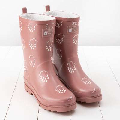 ADULTS Winter Adventure Gumboots - Rose