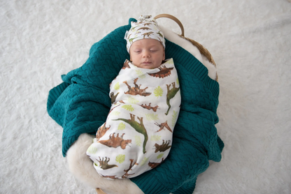 Organic Bamboo Muslin Swaddle - Anzu