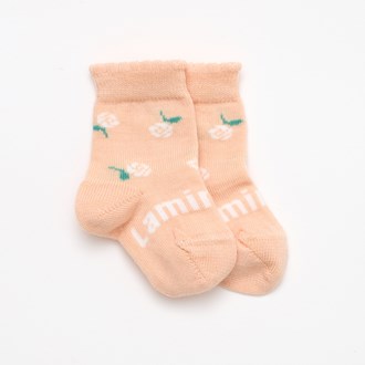 Merino Wool Crew Socks - Daisy