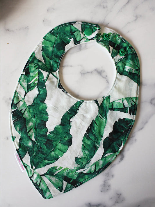 Banana Leaf - Teardrop Bib