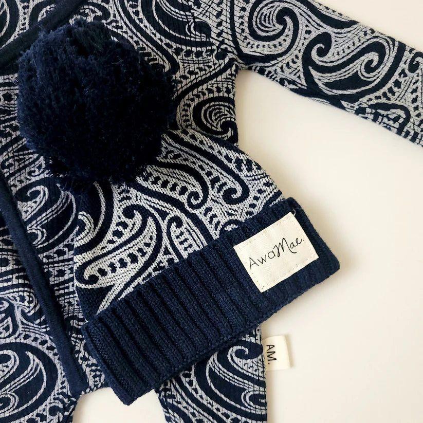 Wolf Pēpi Beanie - Midnight