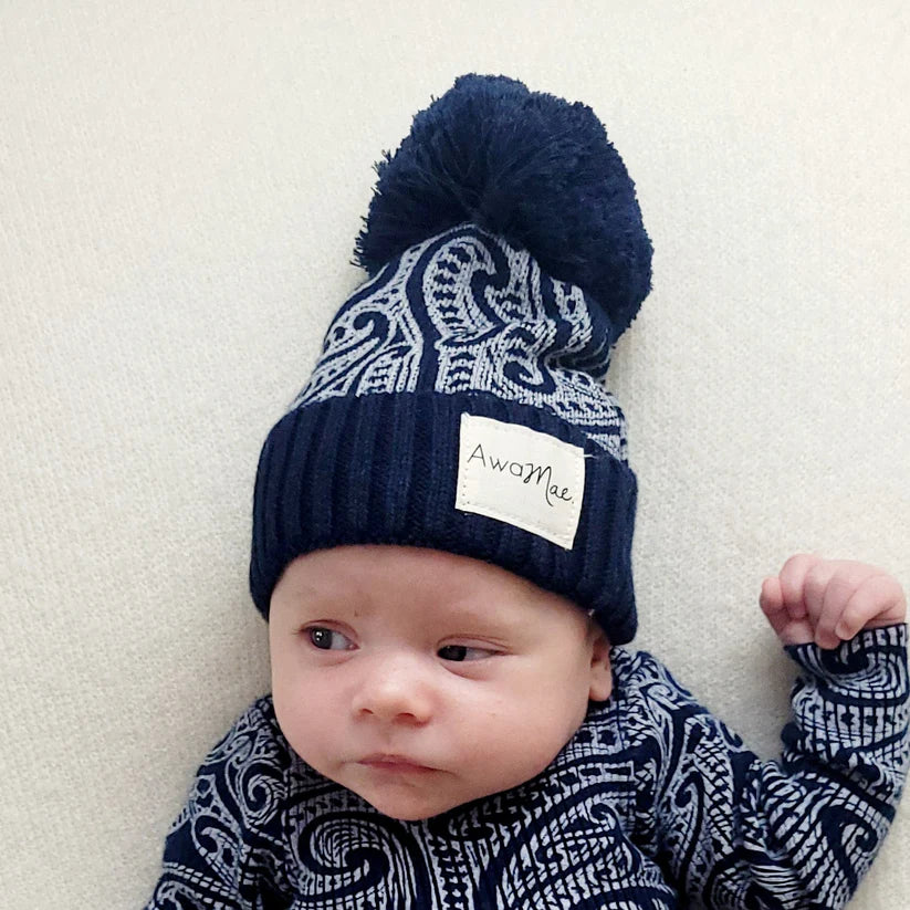 Wolf Pēpi Beanie - Midnight
