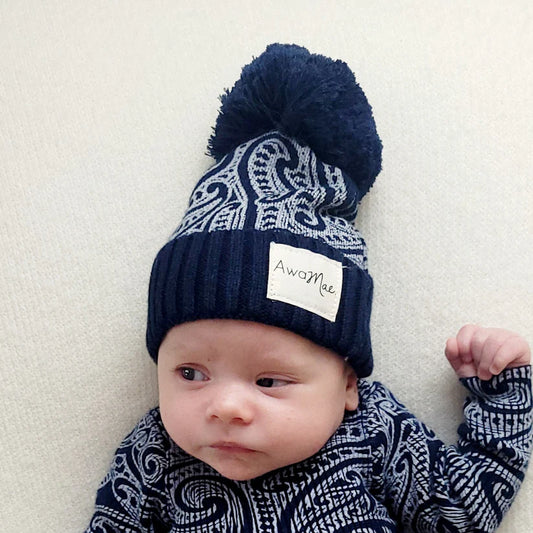 Wolf Pēpi Beanie - Midnight