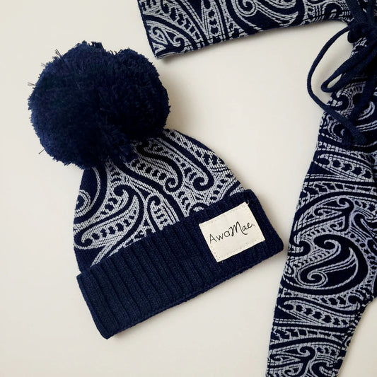 Wolf Pēpi Beanie - Midnight