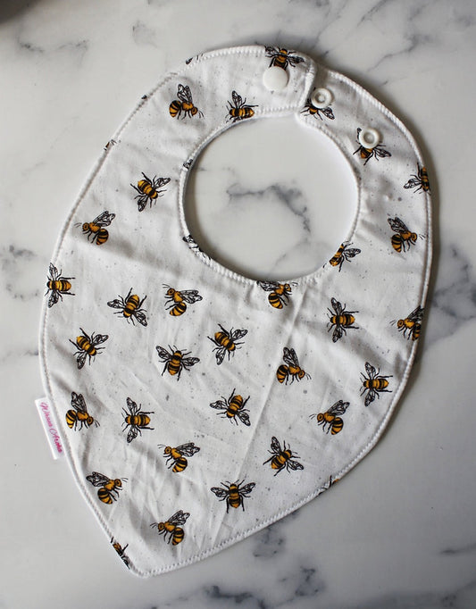 Bees - Teardrop Bib