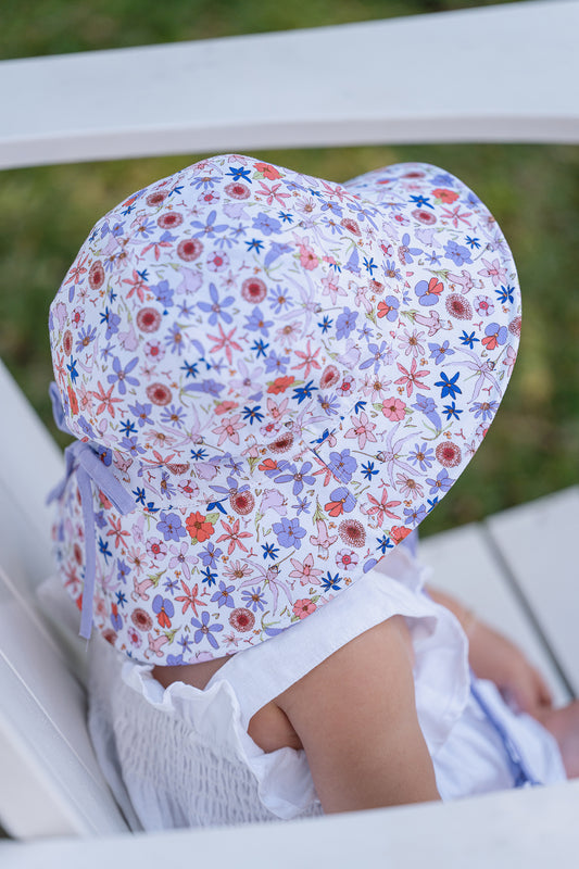 Bella Wildflowers Legionnaire Hat 0-3Y