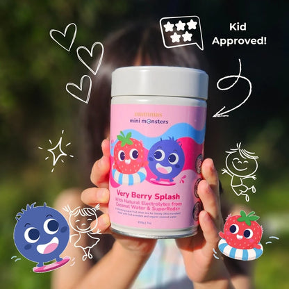 Very Berry Splash – Kids Hydration with Superreds+