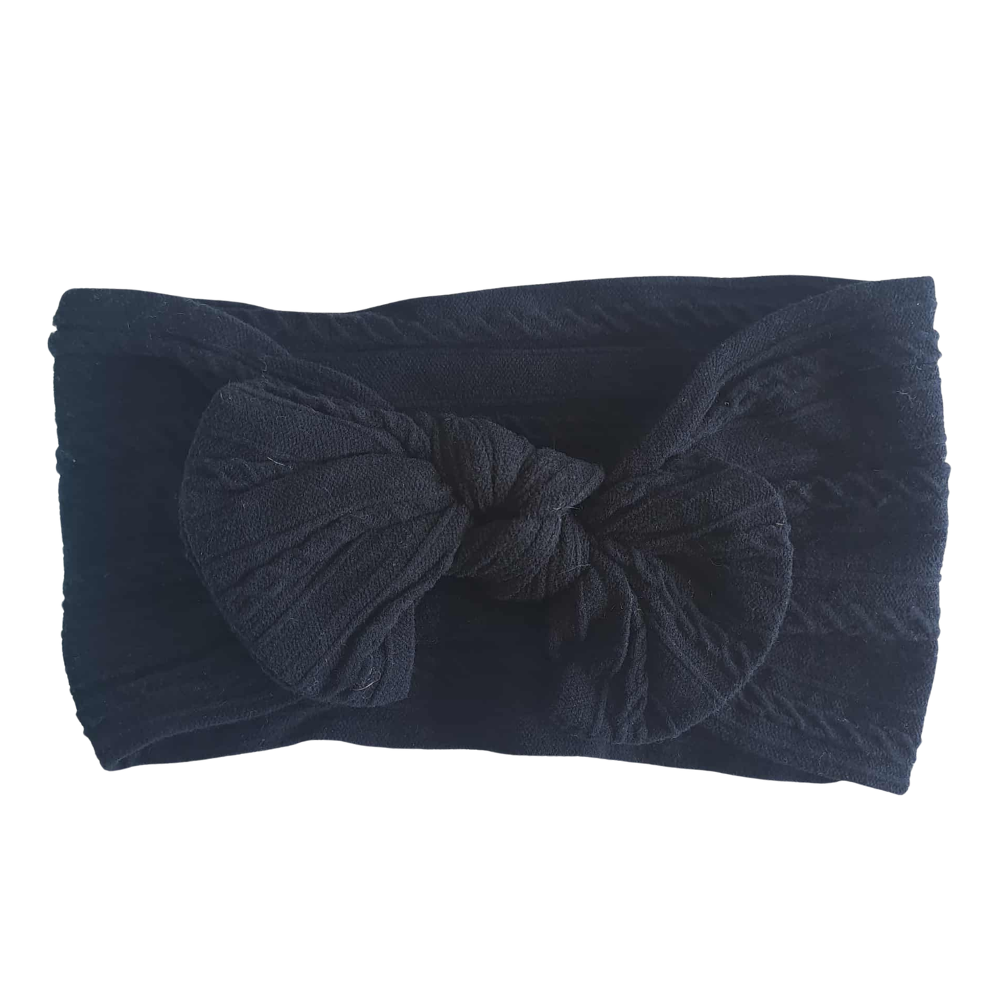 Stretch Bow Headband - Black
