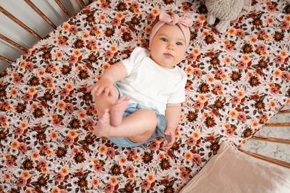 Blithe Floral Fitted Cot Sheet
