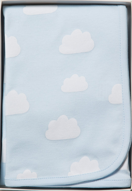 Pale Blue Clouds Wrap