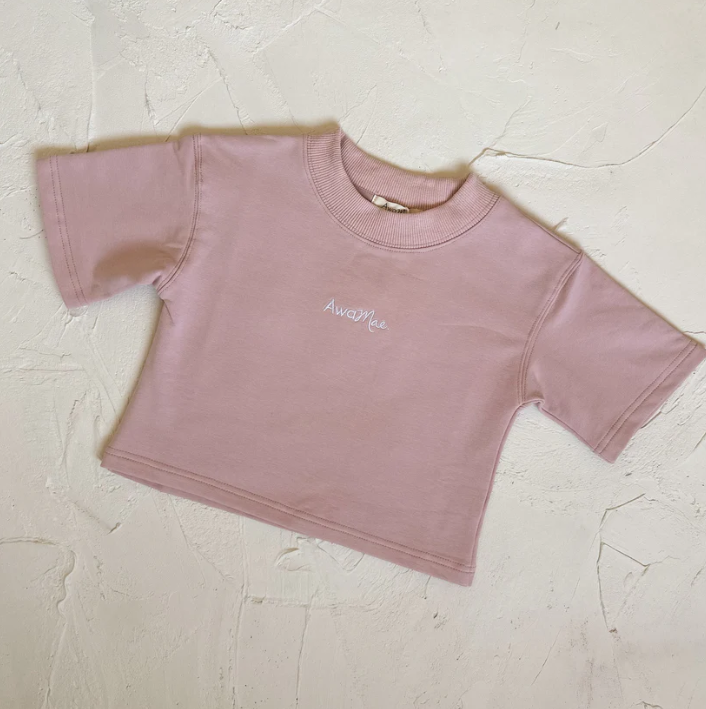 Boxy Tee - Blush