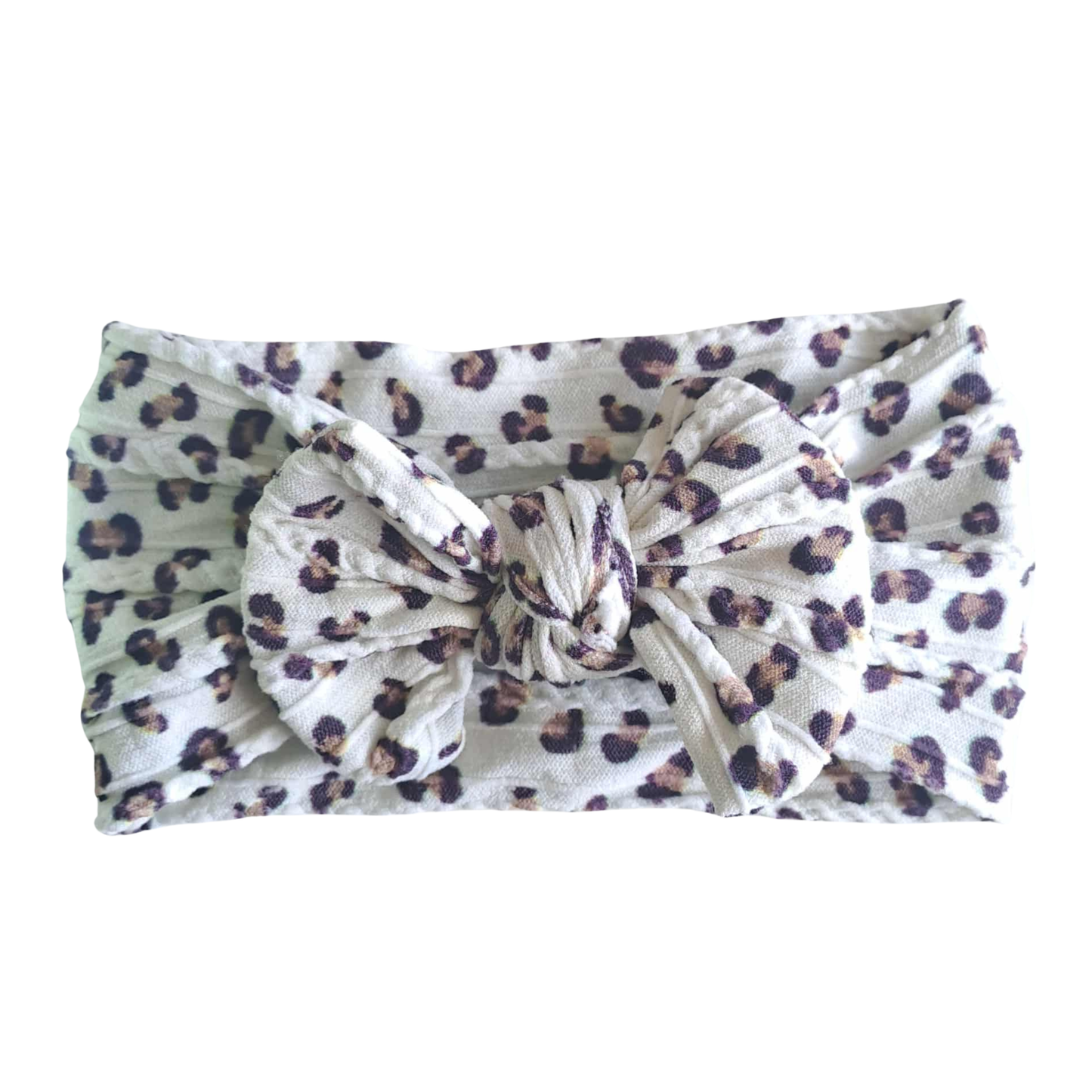 Stretch Bow Headband - Cheetah