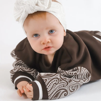 The Wolf Pullover Track set - Chocolate Brown
