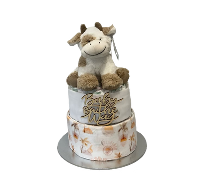 Coco the Cow Nappy Cake