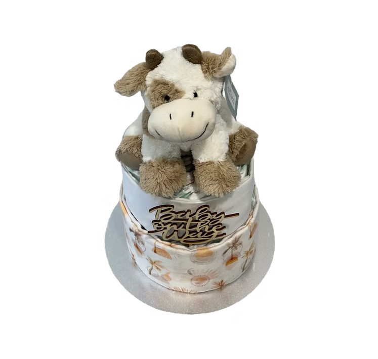 Coco the Cow Nappy Cake