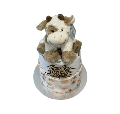Coco the Cow Nappy Cake