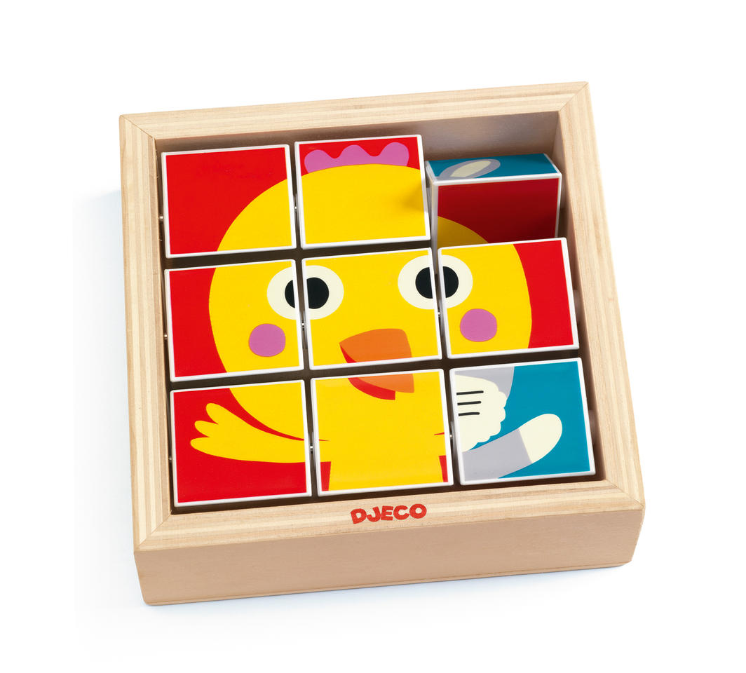 Djeco Wooden Puzzle Tournifarm