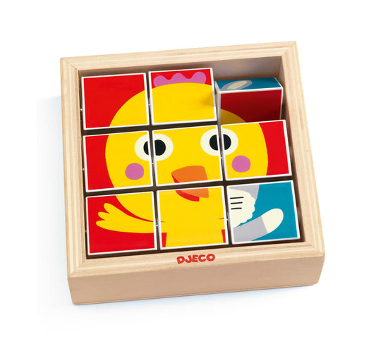 Djeco Wooden Puzzle Tournifarm