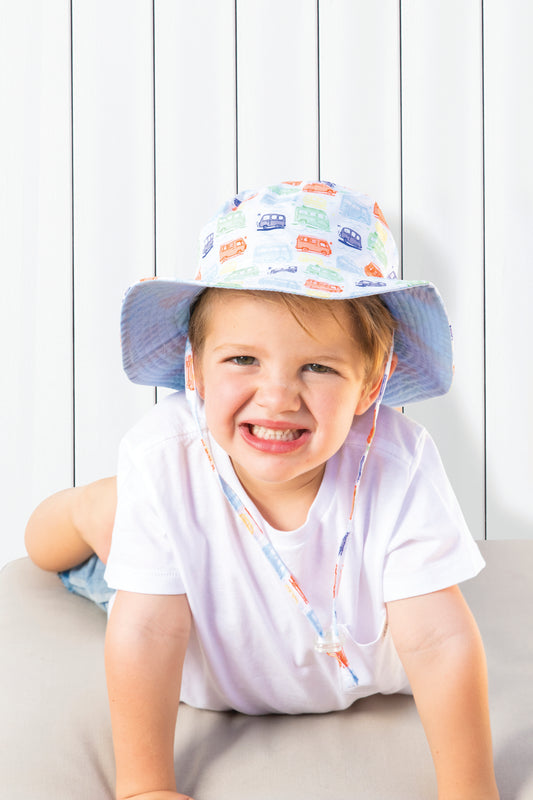 Declan Buses Bucket Hat 3-6Y