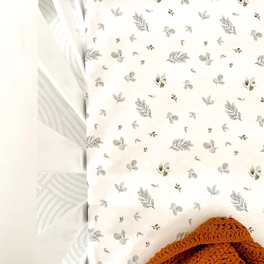 Eucalypt Fall Fitted Cot Sheet